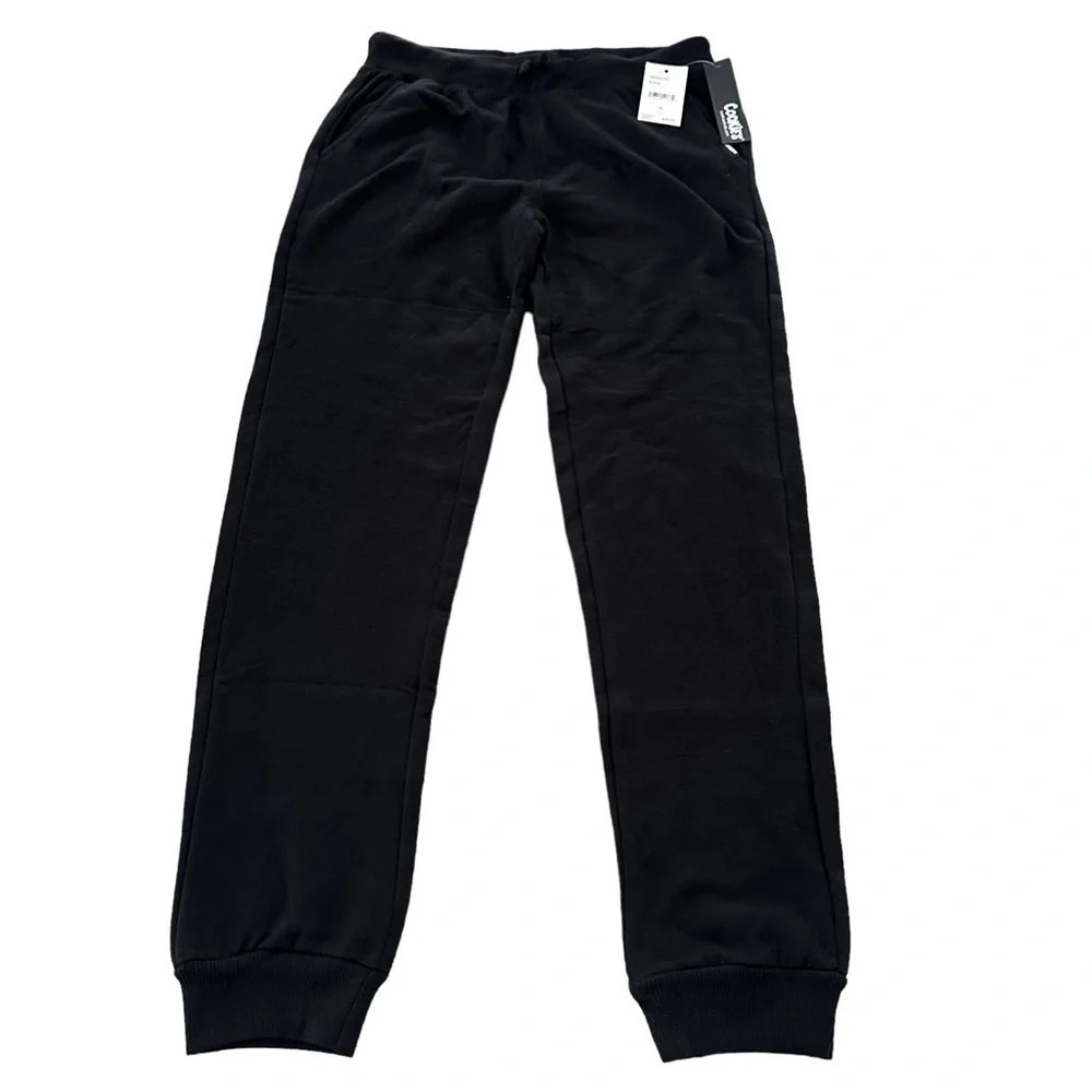 NWT Cookies Size 14 Kids Unisex Black Joggers Sweatpants Casual Boys Girls‎ New